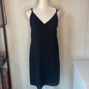 Topshop•Little Black Dress•Slip Dress•Criss Cross Adjustable Spaghetti Straps•0